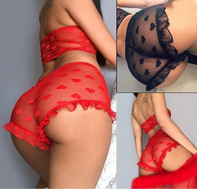 Deux pièces sexy lingerie sexy costume dentelle