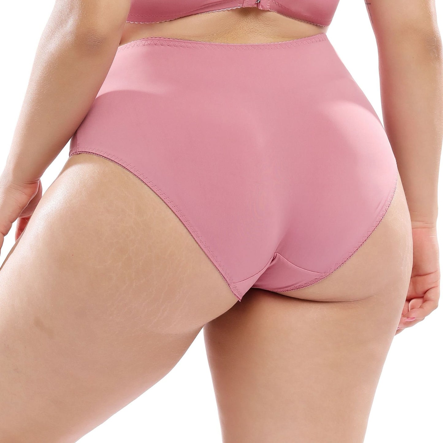 Plus-taille de femmes sous-vêtements sexy dentelle taille haute mémoires graisse