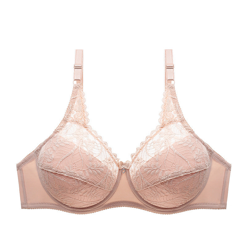 Plus Size Ultra-thin Mold Cup Cotton Bra
