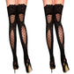 Sexy Women Stockings Lace Top Sheer Thigh High Silk St